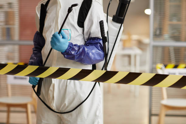 Professional Biohazard Cleanup technician working in Pendleton, SC